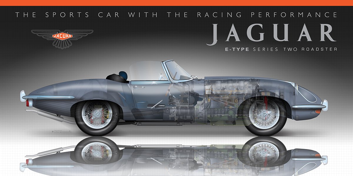 Jaguar E-Type—Art House Collective